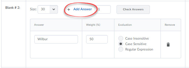 add answer icon