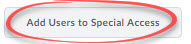 Add users to special access button