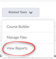 View Reports link circled in red.