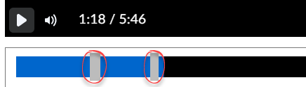 Marks are used to indicate placement of previous edits