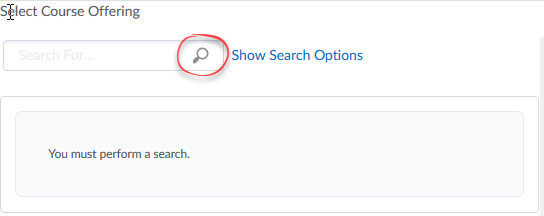 image of search box with search icon circled