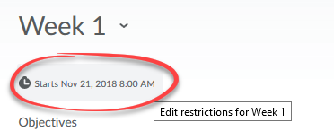 Edit restrictions area circled