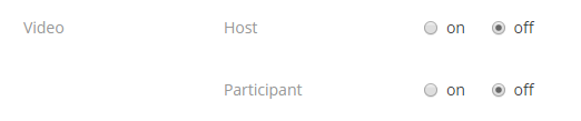 Meeting Video On or Off