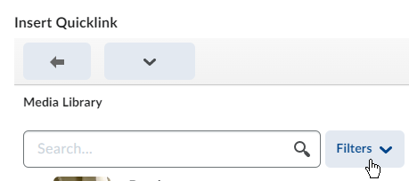 Filters for Ownership, Content Type, Source, Date Modified, Date Created