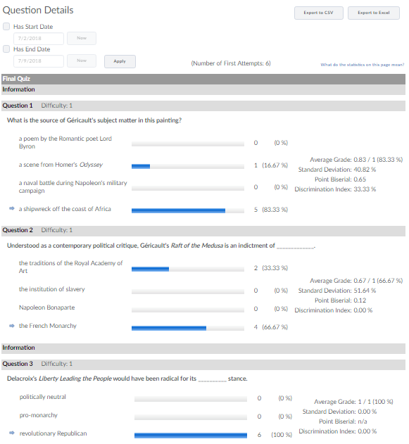 example of question details window