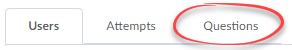 questions tab
