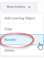 reorder option