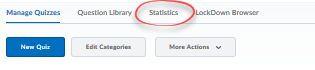 statistics tab