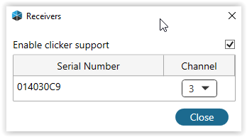 Clicker Support Enabled