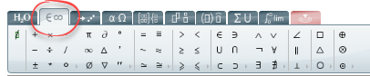 symbols tab