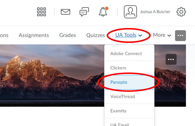 UA Tools Panopto