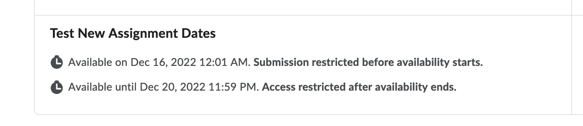 student view access restricted