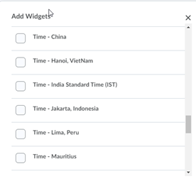 List of time zones according to country