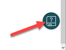 Pointing to the help icon in the bottom right corner of each Gradescope page