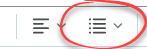 list icon