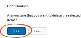 delete button