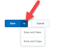 save button