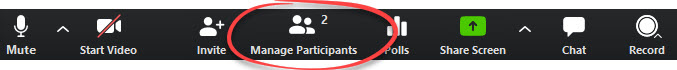 manage participants icon